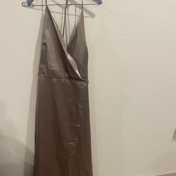 Jenny Yoo Lana Dress - Latte size 12 - Picture 8 of 14